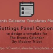 The Events Calendar Shortcode Templates Plugin Settings Panel Tutorial