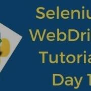 Basic Tutorial For Selenium WebDriver Day 1