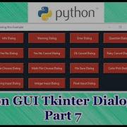 Python GUI Tkinter Tutorial Part 17 7 Message Color File Simple Dialog Box