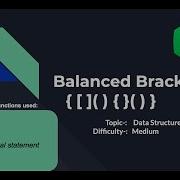 Balanced Brackets Or Balanced Parantheses Problem HackerRank Interview Data Structure