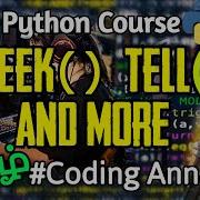 25 Seek And Tell Functions In Python Free Python Course Coding Anna Tamil