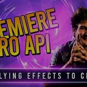 Applying Effects To Clips Using The Premiere Pro API