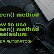 Full Screen In Selenium Fullscreen Method