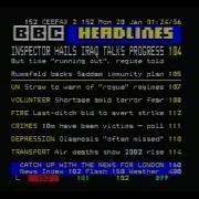 BBC2 Continuity Closedown Pages From Ceefax 2003