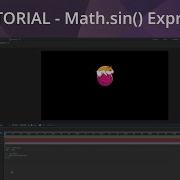 After Effects Tutorial Math Sin Expression