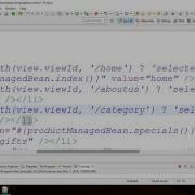 Building An ECommerce Store Using JSF Framework Part 2 Active Menu Highlight