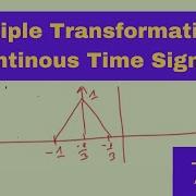 Multiple Transformation Of Continous Time Signals FromBase