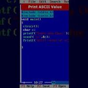 C Program Print ASCII Value Part 14 C Programming Coding Ascii