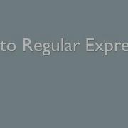 NFA To Regular Expression Conversion