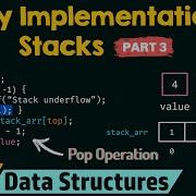 Array Implementation Of Stacks Part 3