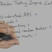 Can Random Testing Inspire Confidence Software Testing