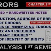 Errors Complete Acuracy And Precision Significant Figures Ch 2 U 1 P Analysis 1st Semester