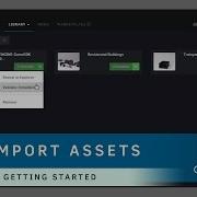 How To Import Existing Projects And Assets Getting Started