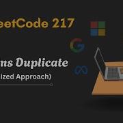 Contains Duplicate Leetcode 217 Optimized Solution Javascript