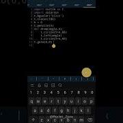 Python Turtle Graphics Design Using Mobile Phone Shorts Youtubeshorts Programming