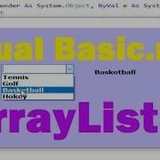 How To Use Arraylist Addrange Replace Remove Insert With Combobox In VB Net
