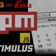 How To Use NPM Javascript Components With Stimulus JS And Rails Ft Js Datepicker