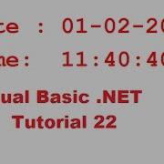 Visual Basic NET Tutorial 22 How To Show Running Current Date And Time In VB NET