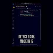 Detect Dark Mode Using This One Liner JavaScript Code Shorts Javascript Programming Coding