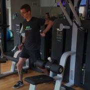 Kinesis Standing Decline Press On Pulldown Machine