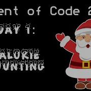 Day 1 Calorie Counting AOC2022 Python