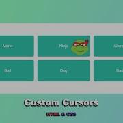 Custom Cursor CSS HTML How To Add A Custom Cursor Step By Step Пользовательский курсор