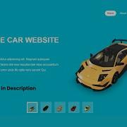 Responsive Car Website Design Using HTML CSS And JavaScript