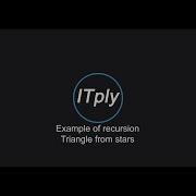 Introduction To CS Triangle From Stars With The Help Of Recursion