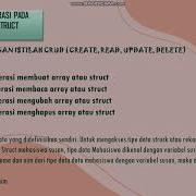 Penggunaan Array Struct Pengantar Coding Pertemuan 9