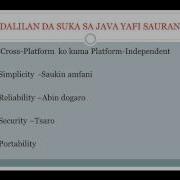 Java Introduction Hausa