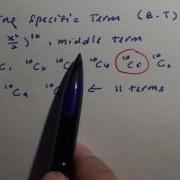 Binomial Theorem Find Specific Term 1