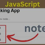 JavaScript Note Taking App How To Create A Simple Note App Using HTML CSS And JS With Source Code