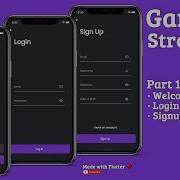 Flutter App UI Game Streaming Part 1 Speed Code Tutorial