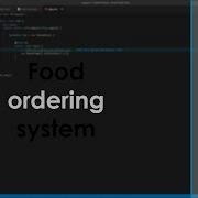 JAVA FOOD ORDERING SYSTEM