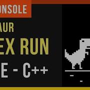 Dino Run Game In C For Beginners Dinosaur Google Chrome Game