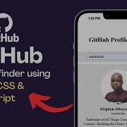 How To Create A GitHub Profile Finder Using HTML CSS And Javascript