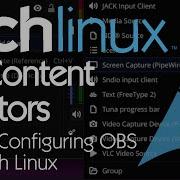 ALCC Part 4 Configuring OBS On Arch Linux