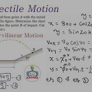 Dynamics 02 09 Projectile Motion Problem With Solutions In Kinematics Of Particles