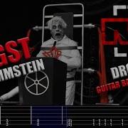Rammstein Angst TAB PV GUITAR BACKING TRACK
