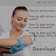 How To Add Active Class On Click Event How To Add And Remove An Active Class With JQuery