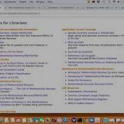 Additional Resources In MathSciNet