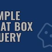 Simple Chat Box Simulation Using JQuery JQuery Tutorial