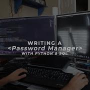I Wrote A Password Manager With Python SQL