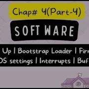 O Levels Chap 4 Booting Up Bootstrap Loader Firmware BIOS Settings Interrupts Buffer