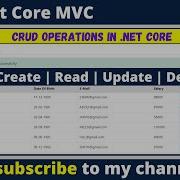 Full CRUD Operations Using ASP NET Core ADO NET Full CRUD With SQL Stored Procedure