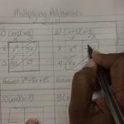 Multiplying Polynomials Using The Box Method