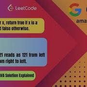 9 Palindrome Number Leetcode Solution Explained JAVA