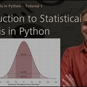 359 Introduction To Statistical Analysis In Python