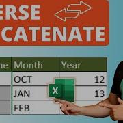 Microsoft Excel String Tricks The Opposite Of Concatenate