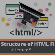 5 Basic Structure Of HTML File Hindi